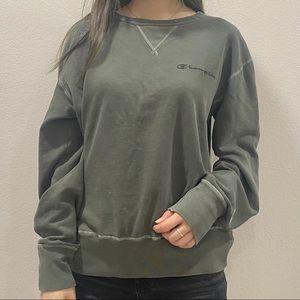Champion Dark Pastel Green Sweatshirt Size M